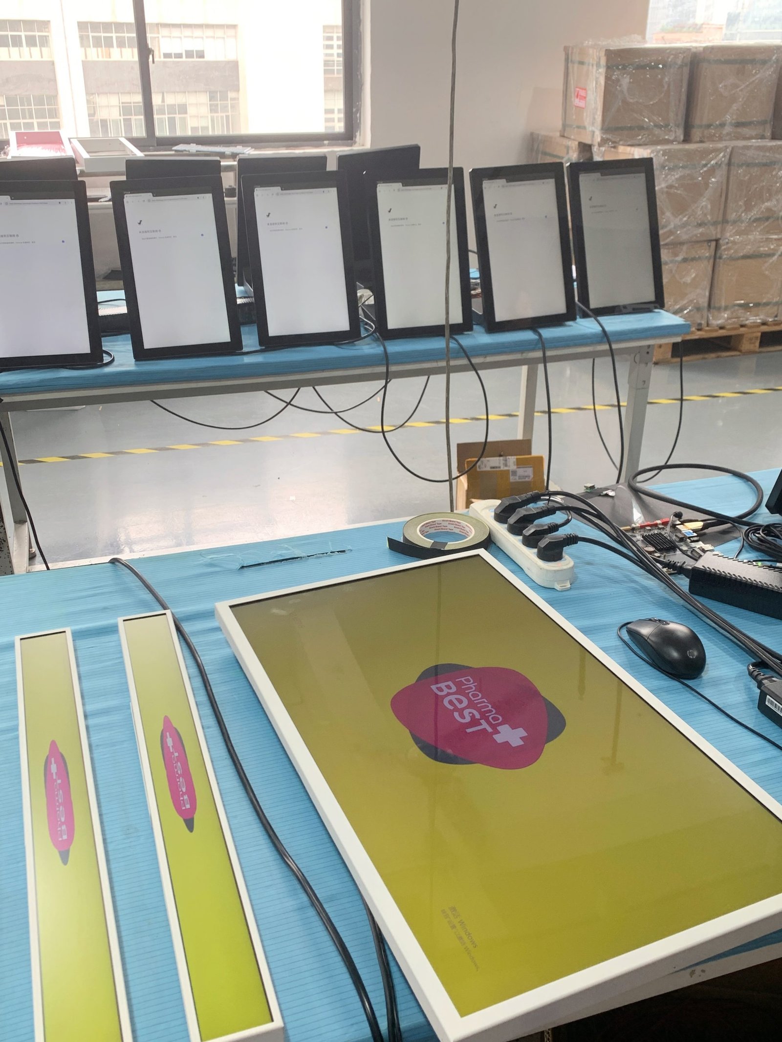 Factory Production Line Overview